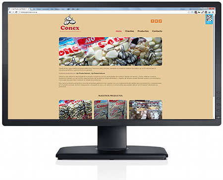 Diseño de sitio web para Ajo Conex
